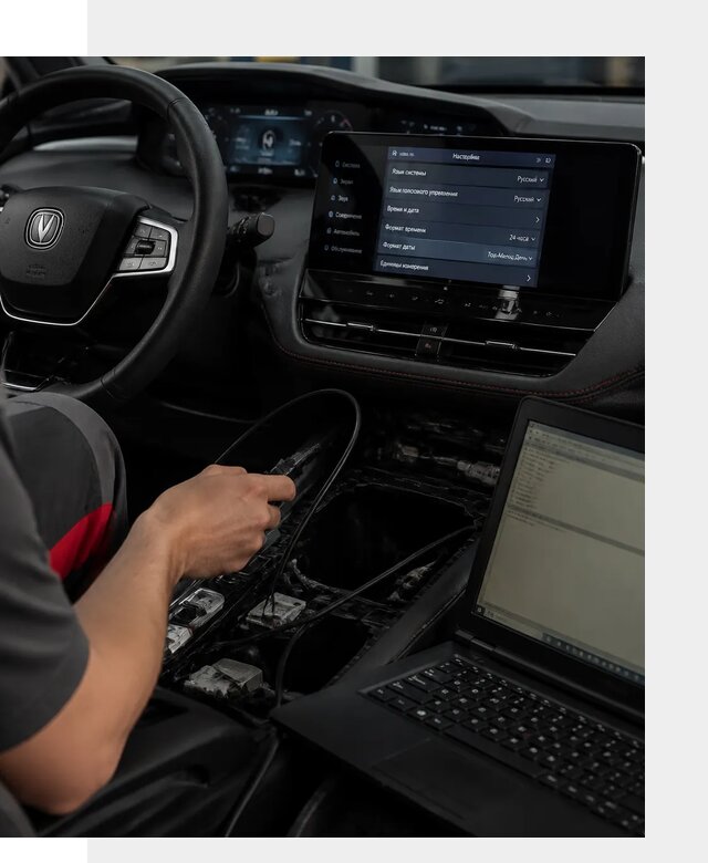 Русификация автомобиля Changan UNI-K под ключ в Биробиджане