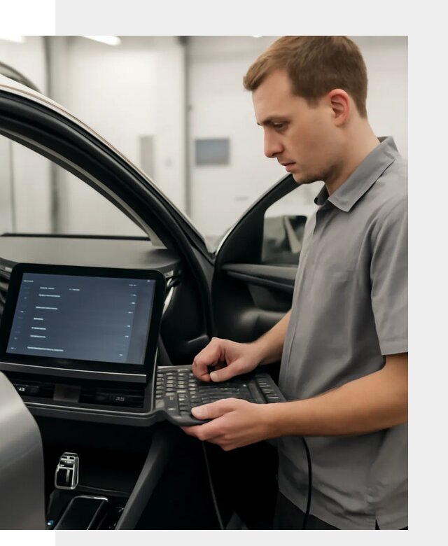 Русификация мультимедиа автомобилей Lynk Co в Биробиджане