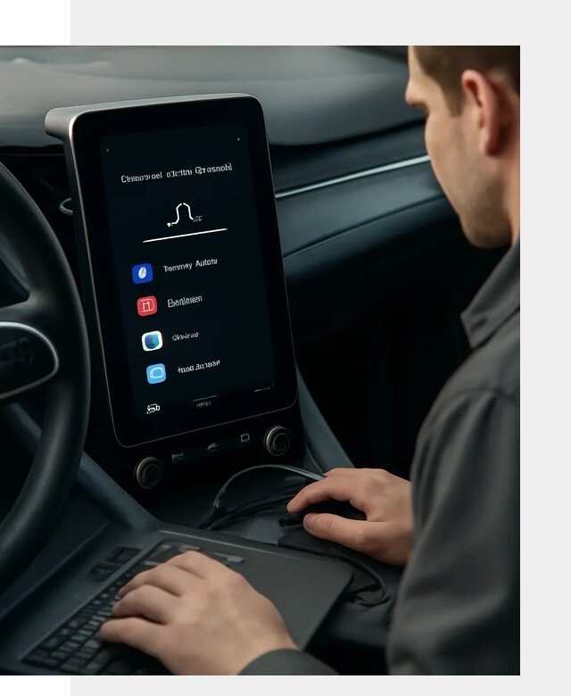 Установка приложений Lynk Co на автомобиль в Биробиджане