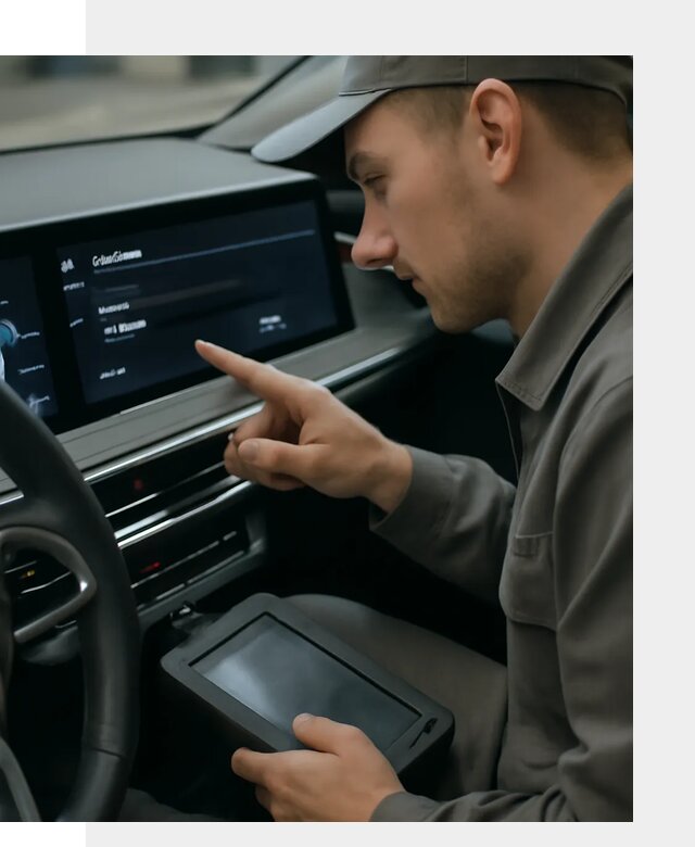 Русификация приборной панели автомобиля Voyah в Биробиджане